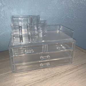 Clear Acrylic Makeup Organizer